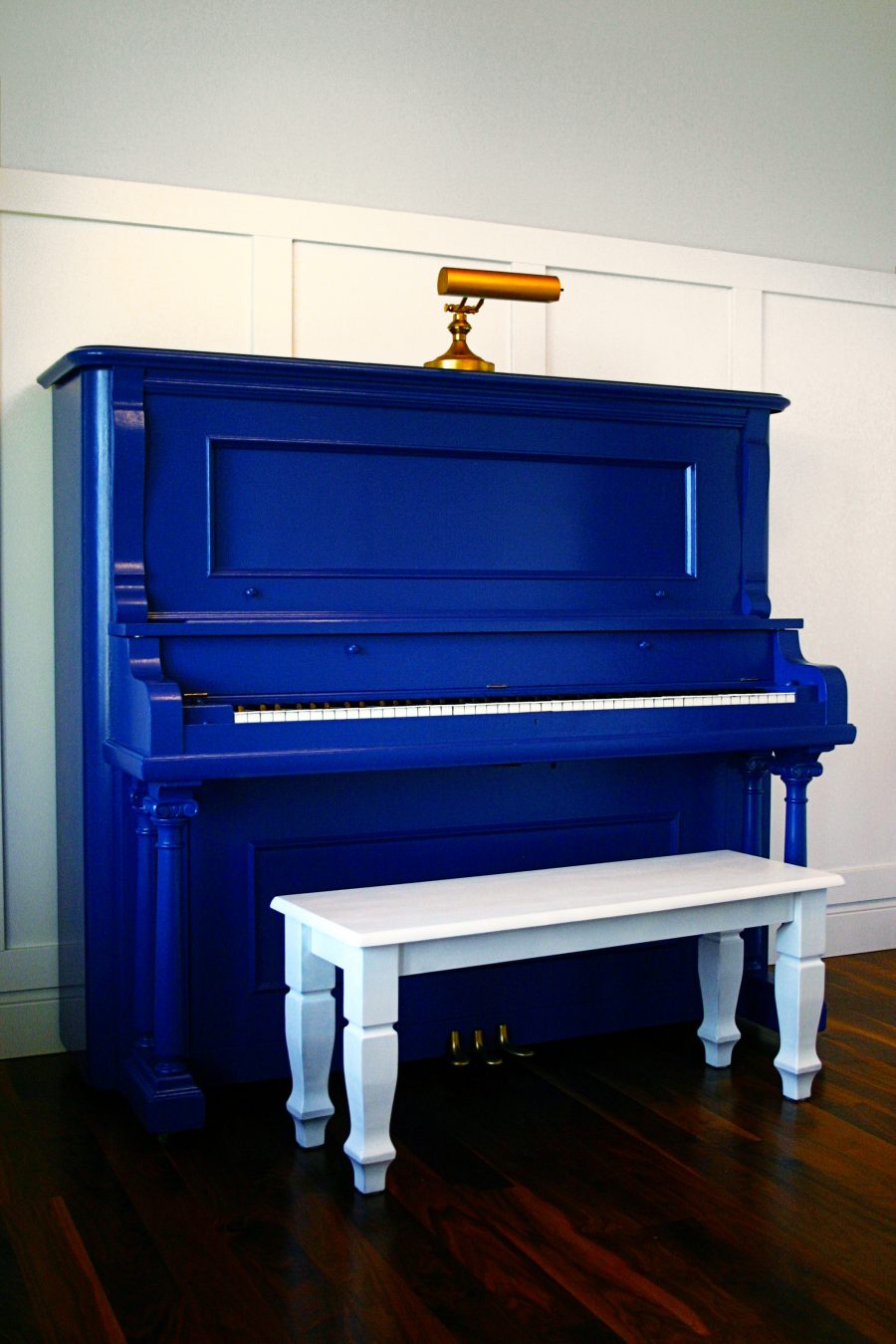 after shot of a refurnished piano