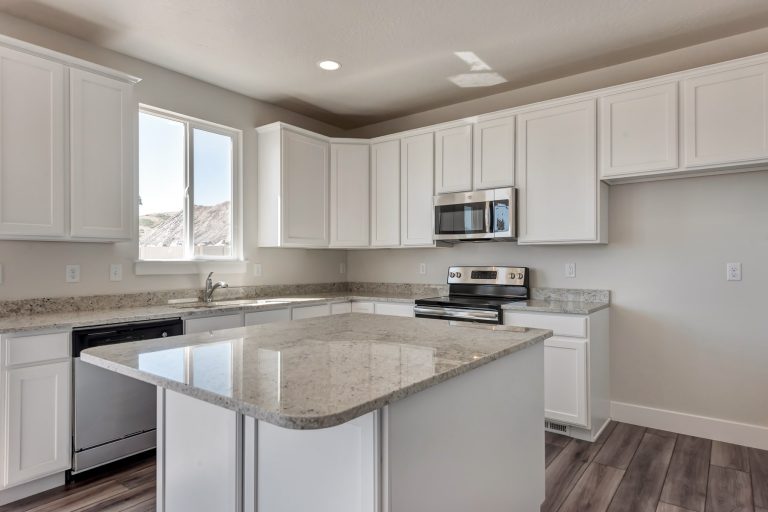 Kitchen in a new home from McArthur Homes.