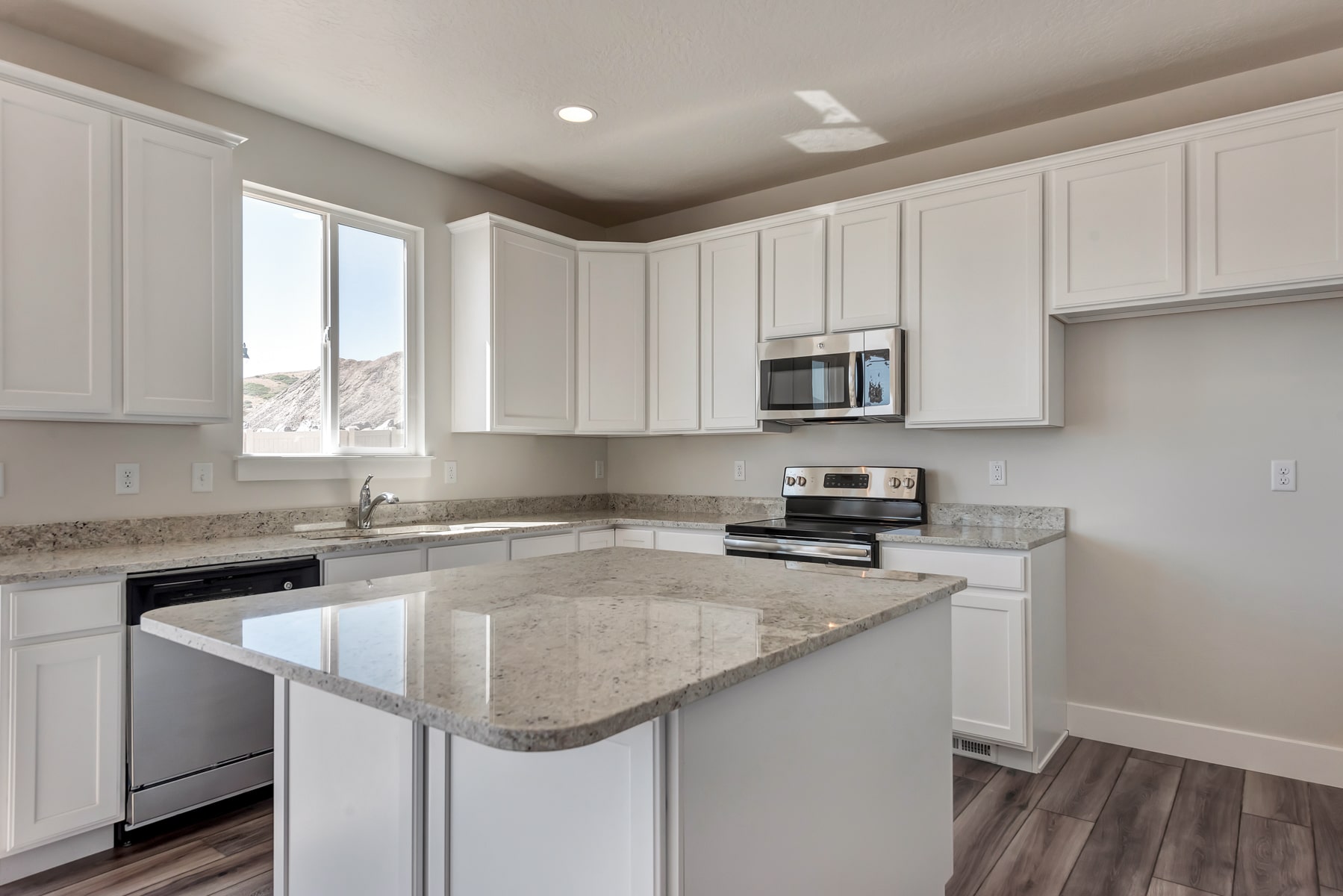 Kitchen in a new home from McArthur Homes.