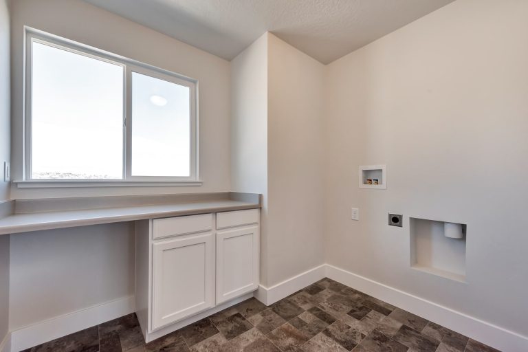 Laundry area in a new home from McArthur Homes.