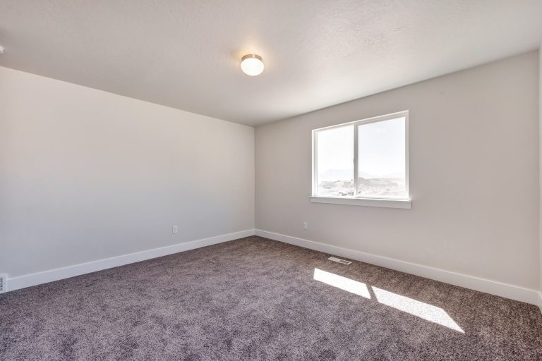 Bedroom window in a new home from McArthur Homes.