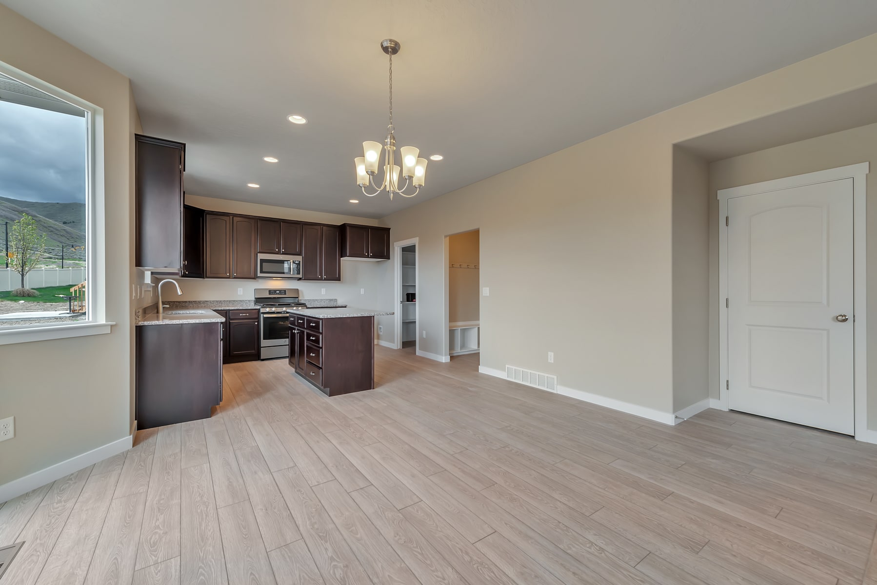 Kitchen in a new home from McArthur Homes.