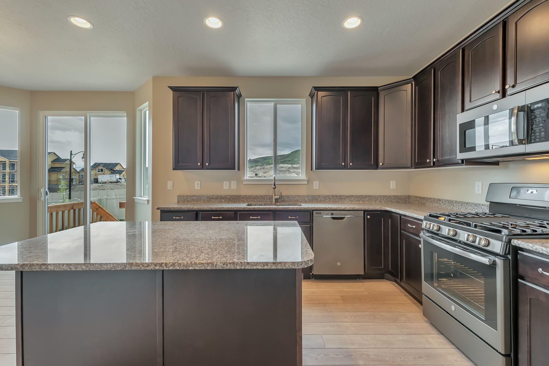 Kitchen in a new home from McArthur Homes.