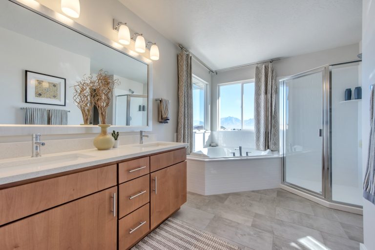 Full bathroom in a mcarthur home