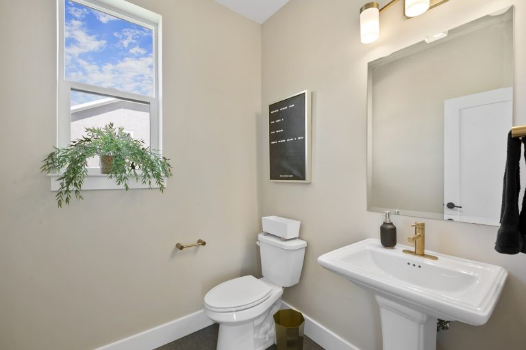 Bathroom in a new home from McArthur Homes.