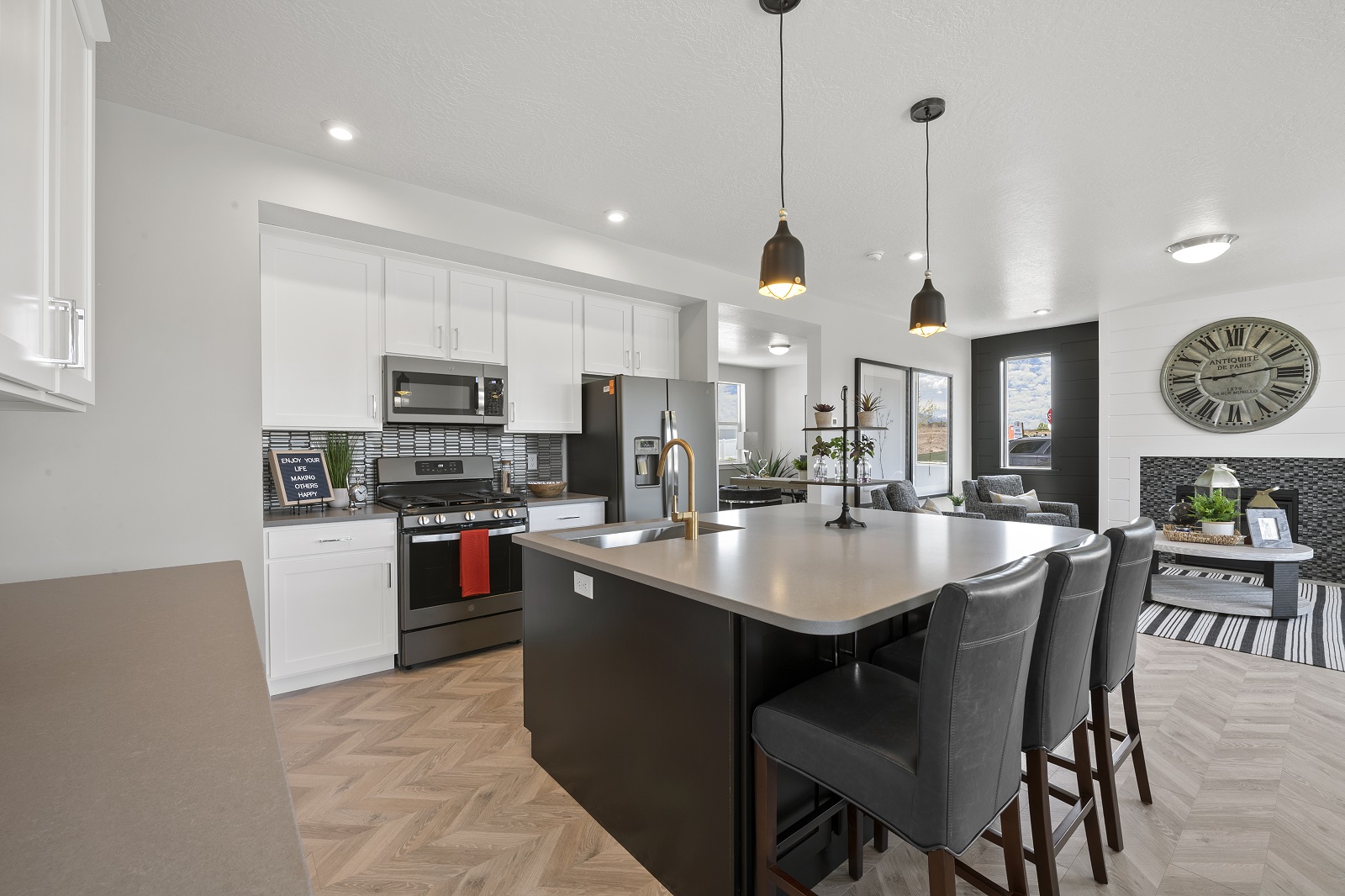 Kitchen in a new home from McArthur Homes.