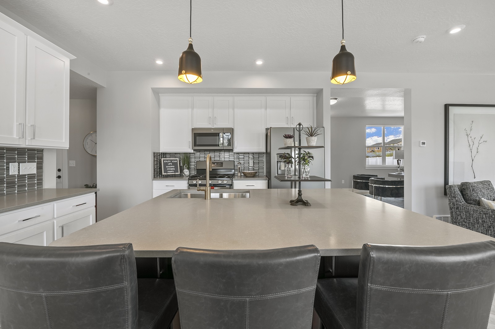 Kitchen in a new home from McArthur Homes.