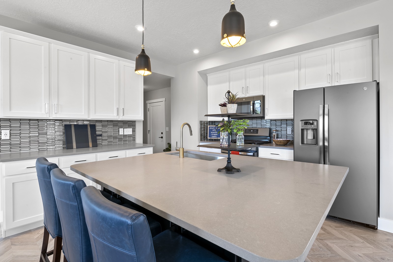 Kitchen in a new home from McArthur Homes.