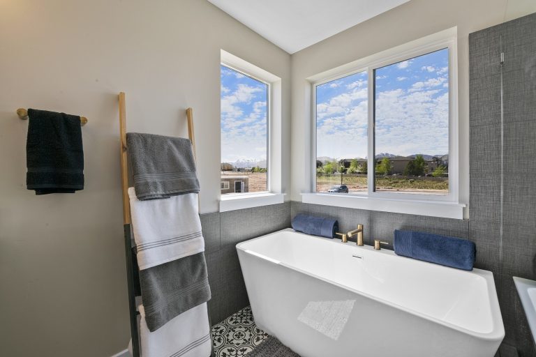 Bathroom in a new home from McArthur Homes.