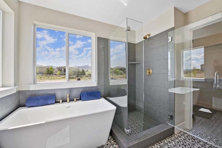 Bathroom in a new home from McArthur Homes.