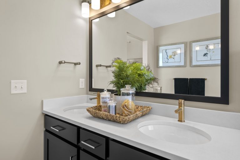 Bathroom in a new home from McArthur Homes.