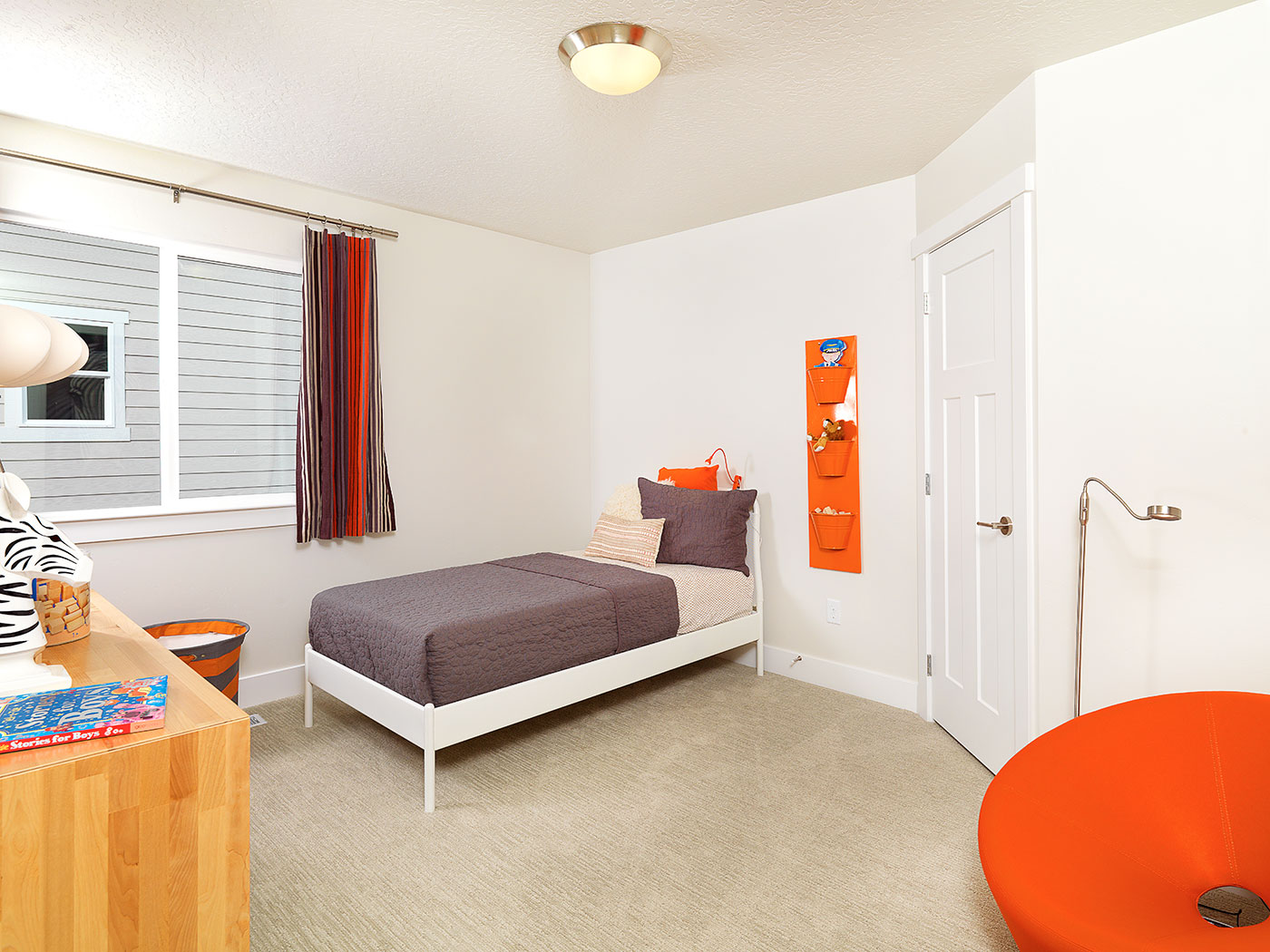 completed and furnished kid's room built by McArthur Homes