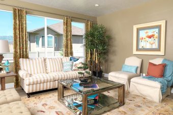  Living room built by McArthur Homes