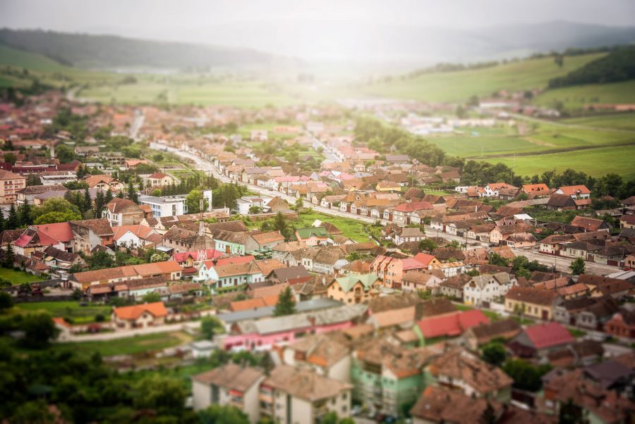 Homes in a neighborhood