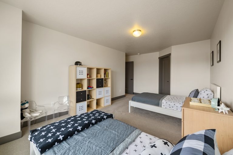 children's bedroom with two beds Inside A New Home From McArthur Homes