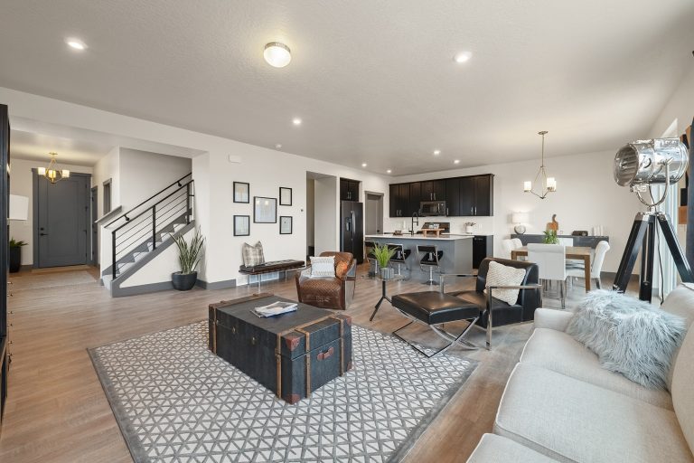 Gathering Room Inside a New Home From McArthur Homes