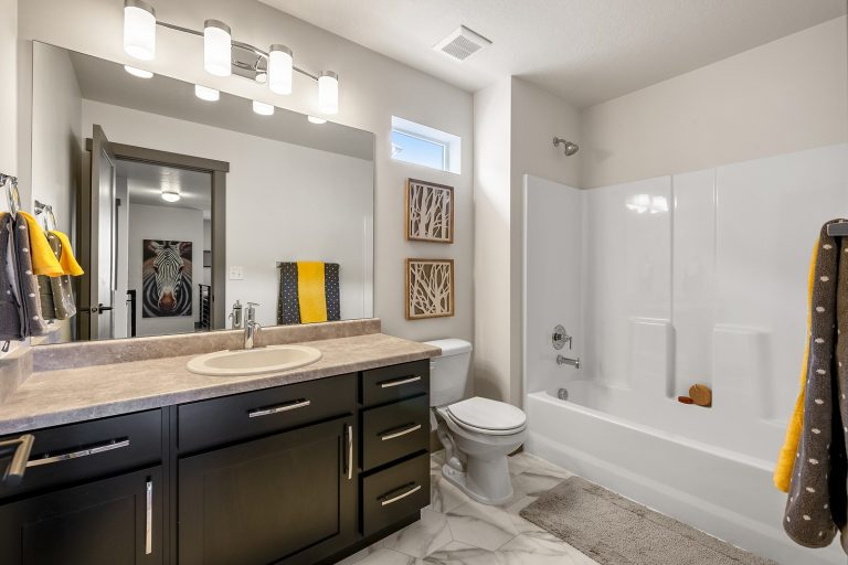 full bathroom Inside A New Home From McArthur Homes