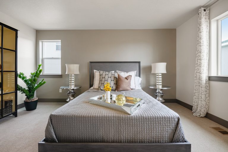 Bedroom Inside A New Home From McArthur Homes
