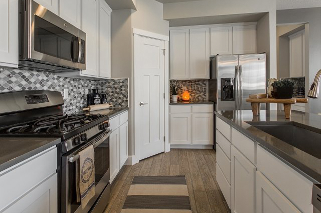 Kitchen in a new home from McArthur Homes.