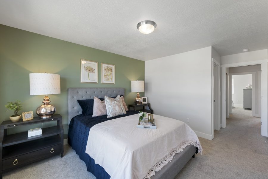 Master Bedroom With Bed In A Home From McArthur Homes