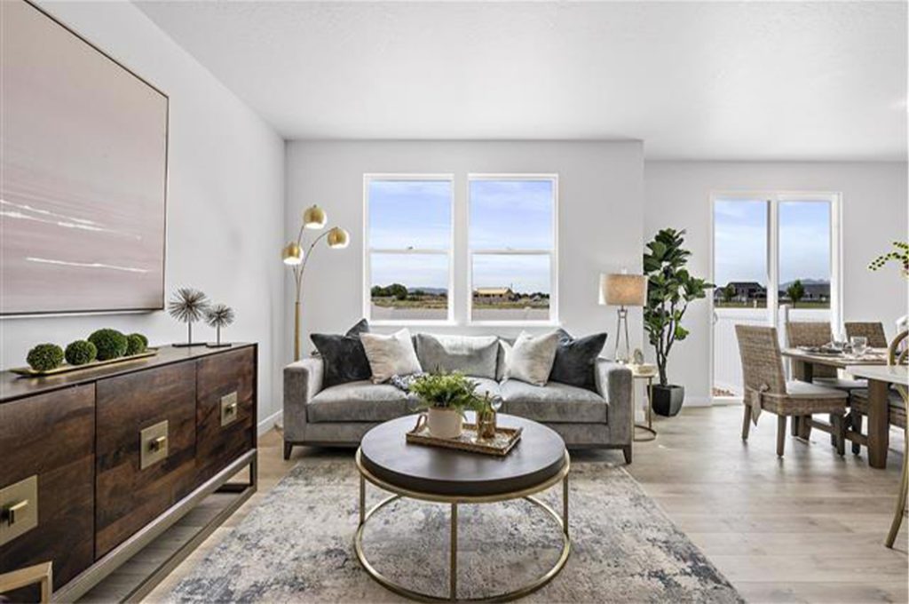 View from inside a Rockwell Ranch living room.