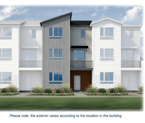 Exterior of Rockwell Rank Townhomes