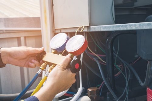 Checking Air Conditioner Air Quality