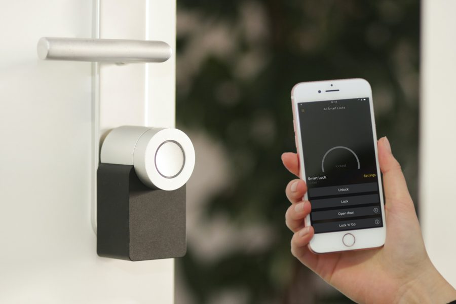 Smart Home Door Locking With Smartphone