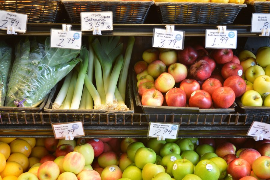 Produce In Grocery Store Bins