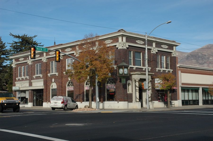 Old Bank of America on Corner