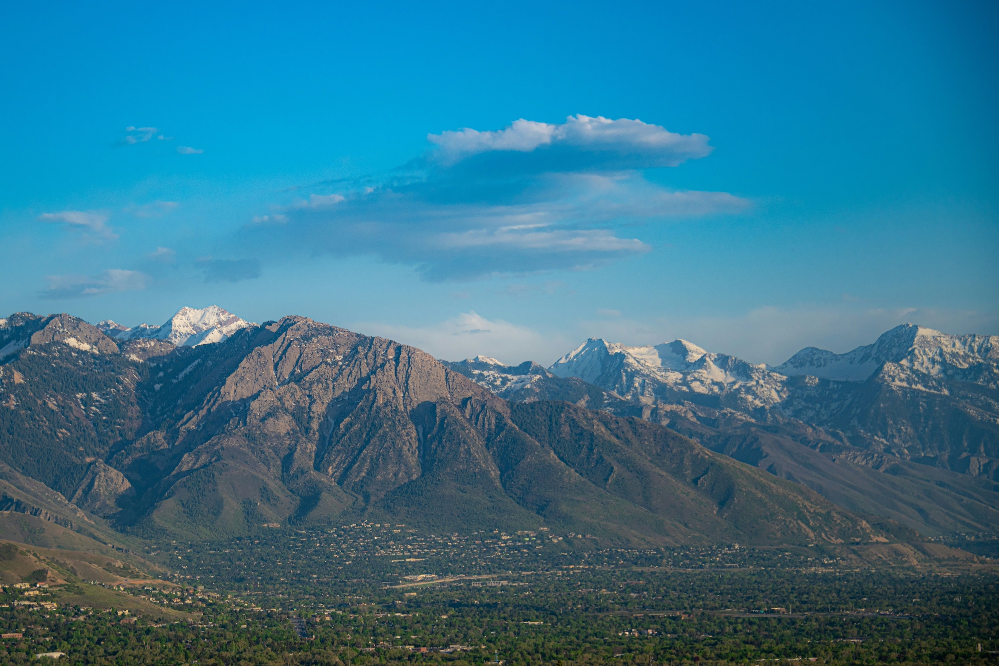 Wasatch Mountains in utah