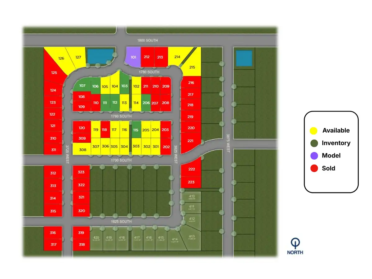 Site map of Stagecoach Estates